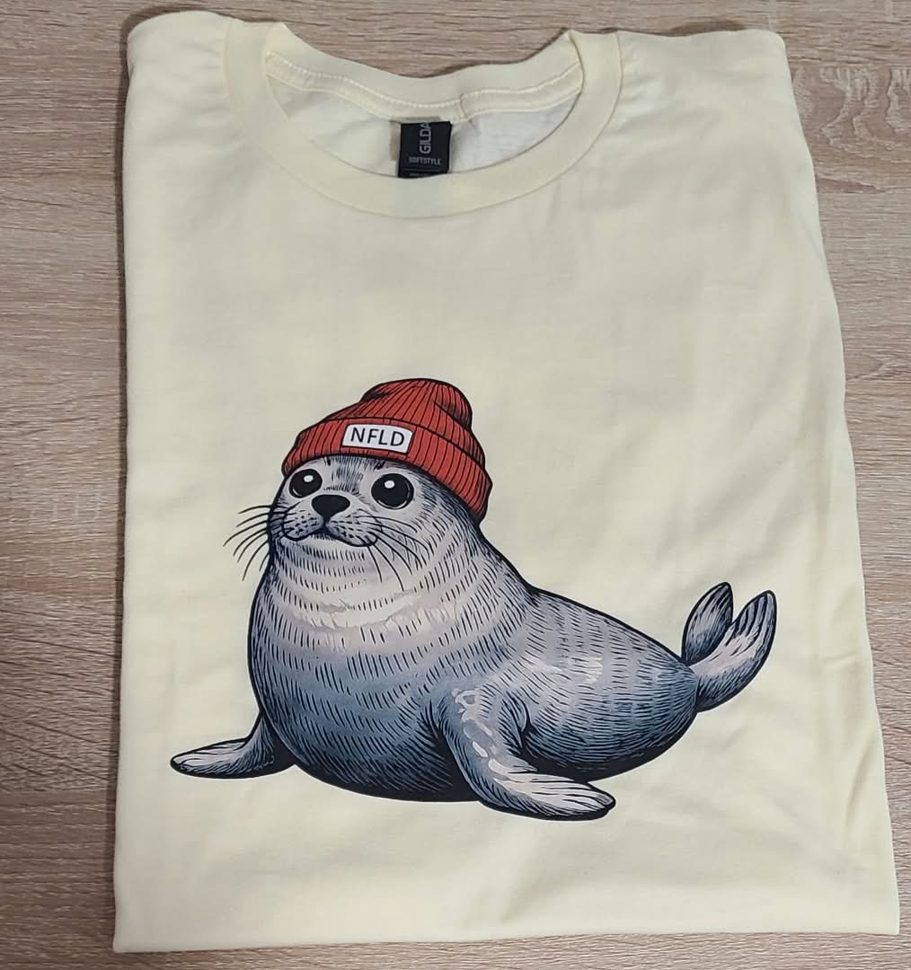 Animals Wearing Newfoundland Beanie T-Shirts