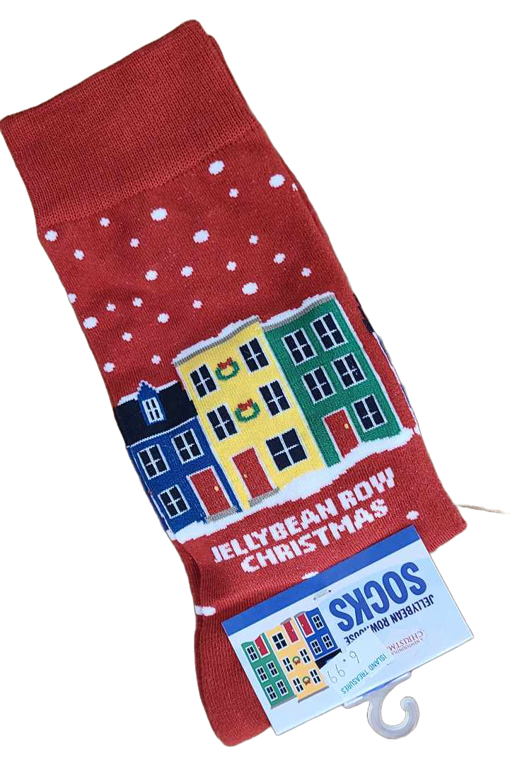 Jellybean Row Christmas Socks