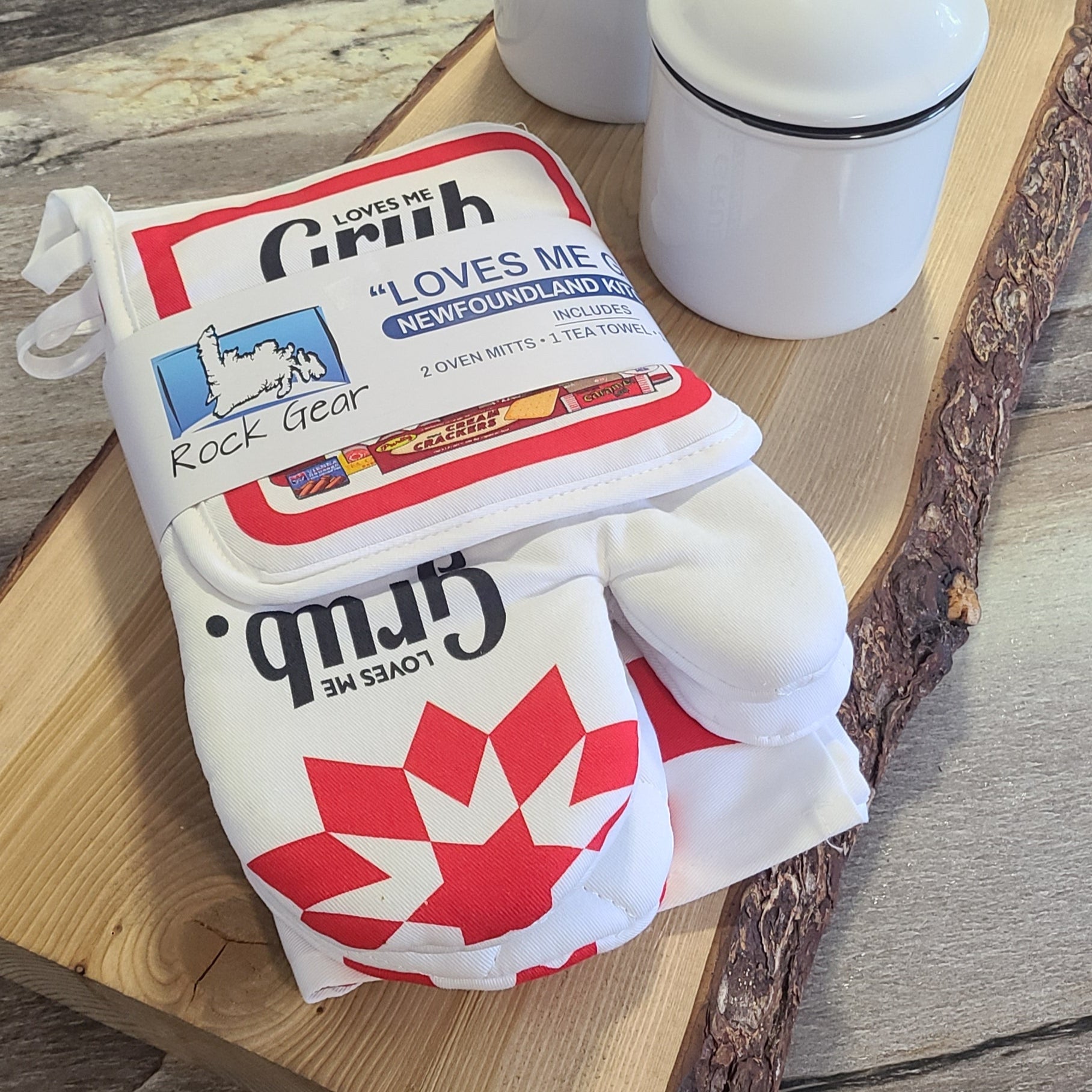 Loves Me Grub Tea Towel Set With Traditional Foods