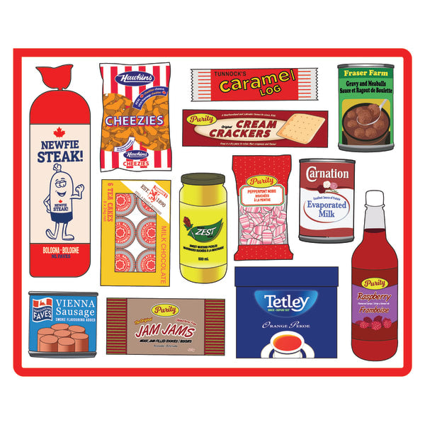 Newfoundland-Favorite-Foods-on-a-Fleece-Blanket